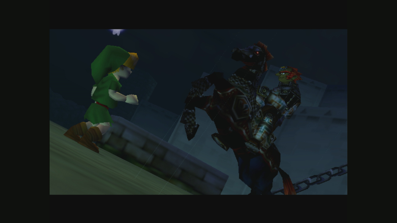 Gameplay fra Ocarina of Time på Nintendo 64